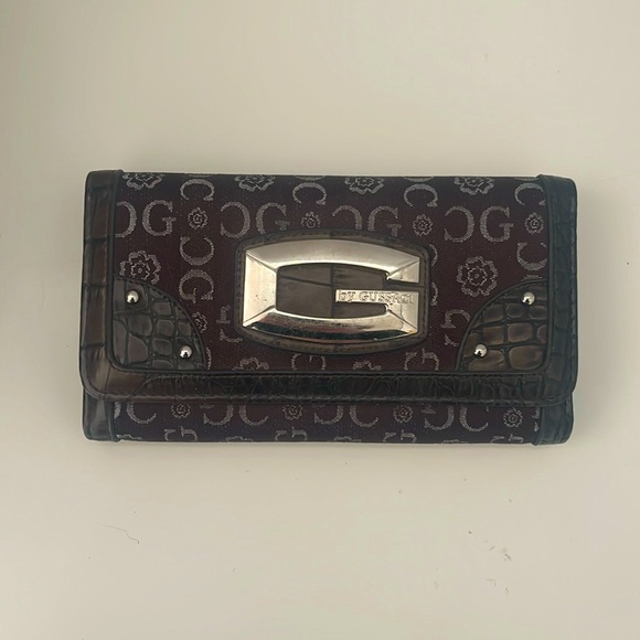 Gussachi brown and silver wallet - Picture 1 of 2